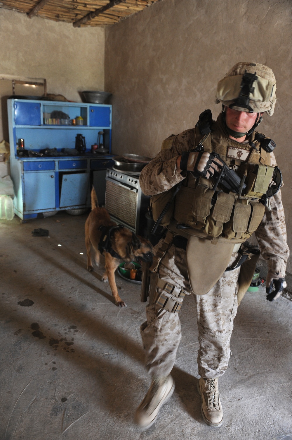 Patrol in Abu Ghraib, Iraq