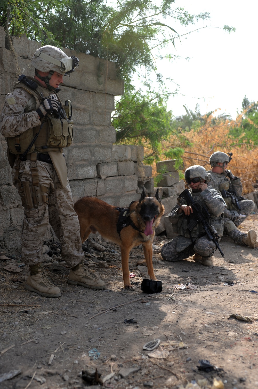 Patrol in Abu Ghraib, Iraq