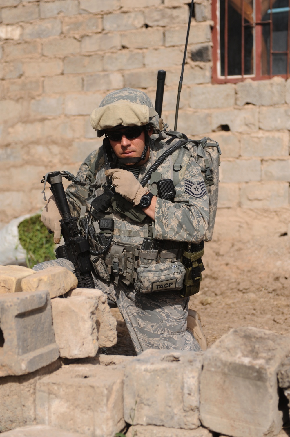 Patrol in Abu Ghraib, Iraq