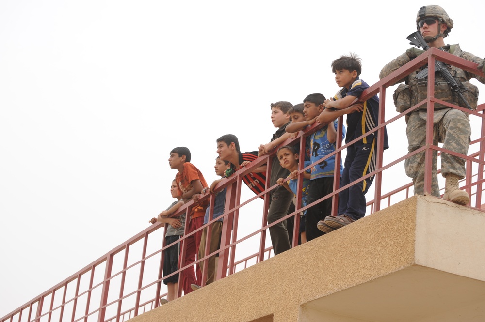 Soccer Game in Baghdad, Iraq