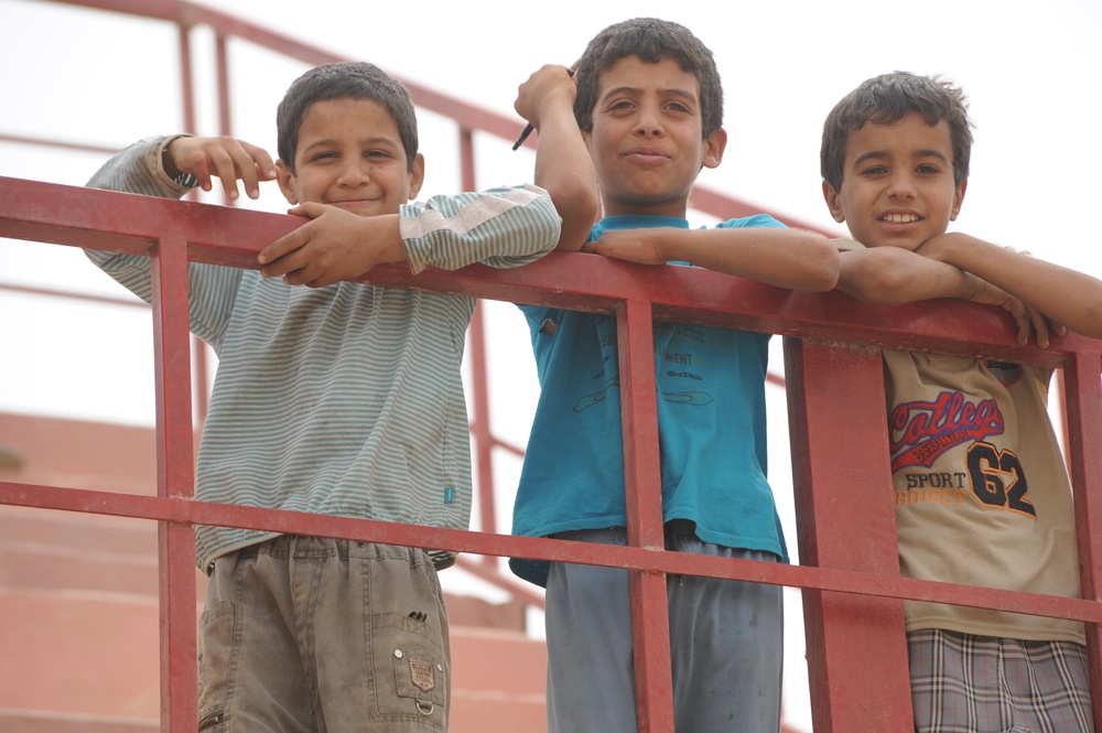 Soccer Game in Baghdad, Iraq