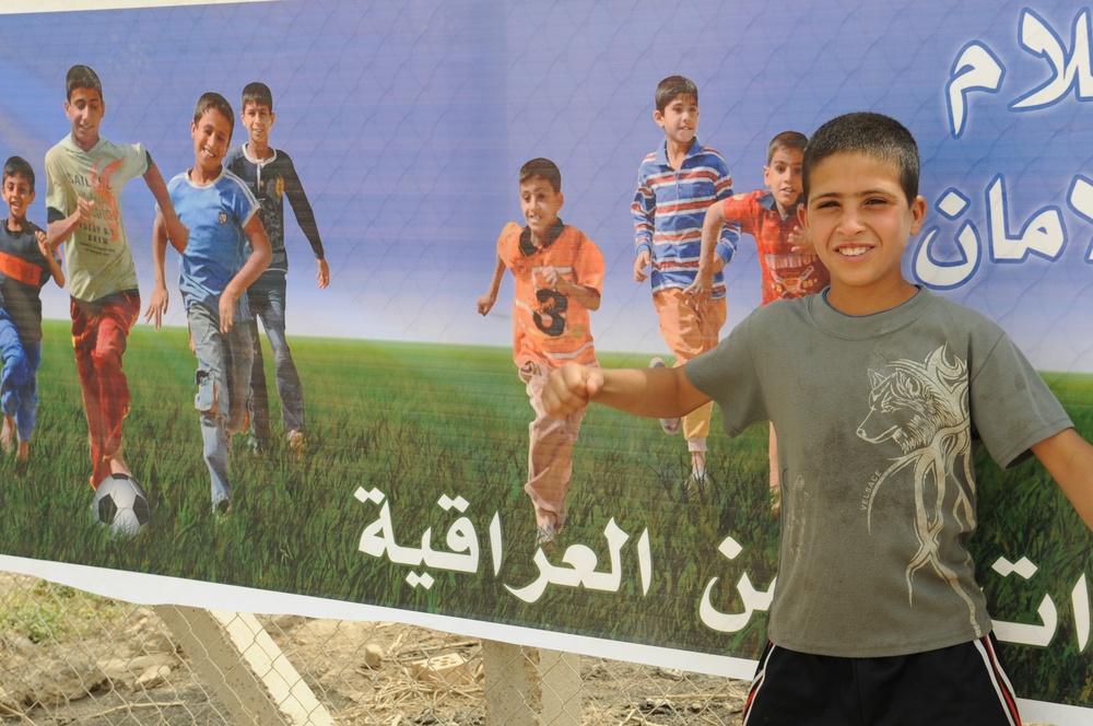 Soccer Game in Baghdad, Iraq