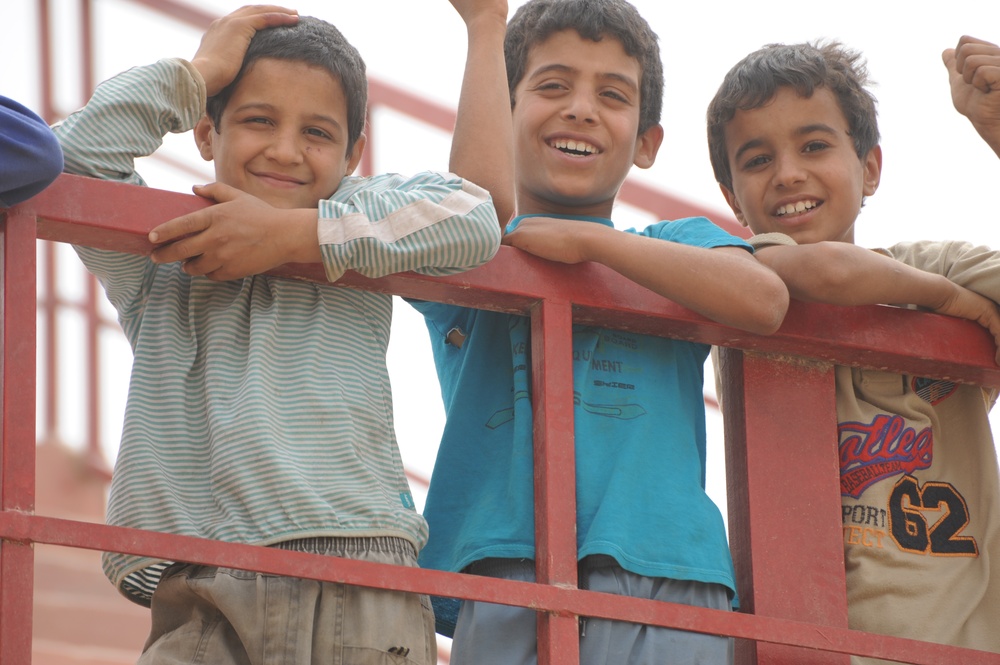 Soccer Game in Baghdad, Iraq