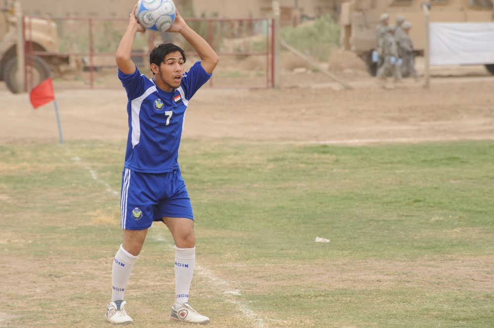 Soccer Game in Baghdad, Iraq