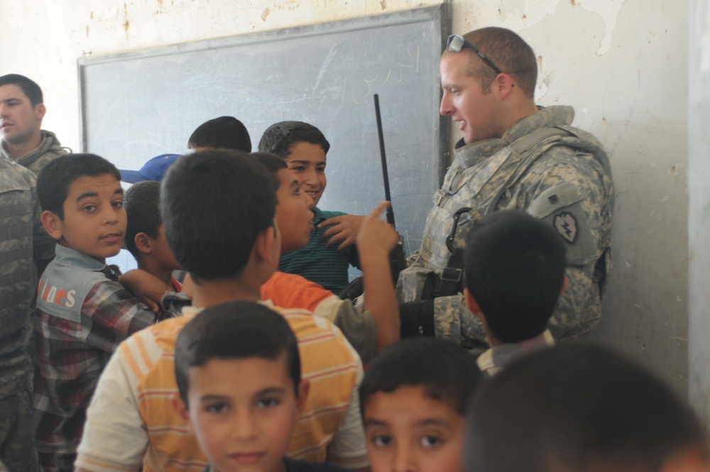 School Book Delivery in Tikrit, Iraq