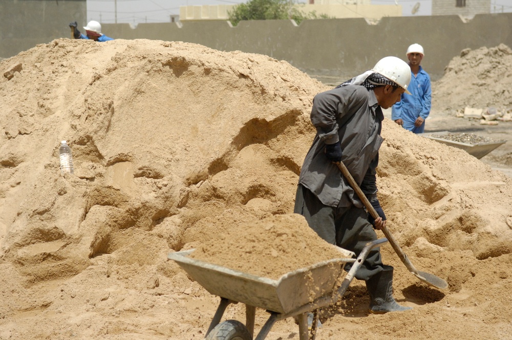 U.S. Army Corps of Engineers check on several projects in Musayib, Iraq