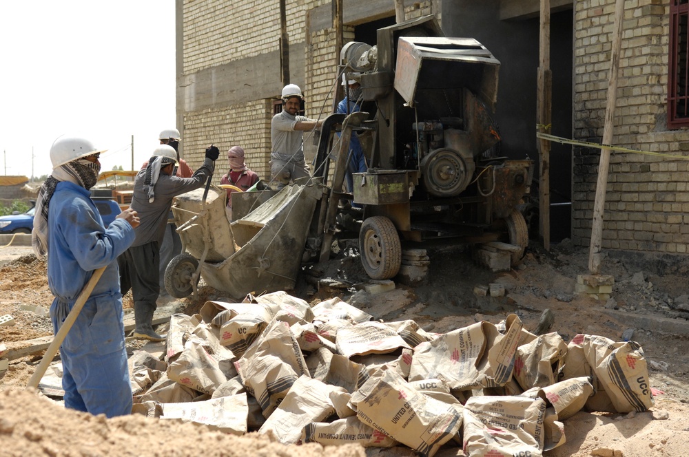 U.S. Army Corps of Engineers check on several projects in Musayib, Iraq