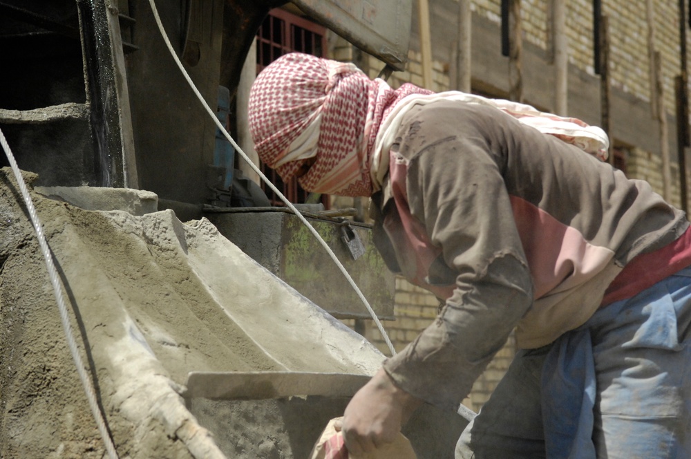 U.S. Army Corps of Engineers check on several projects in Musayib, Iraq