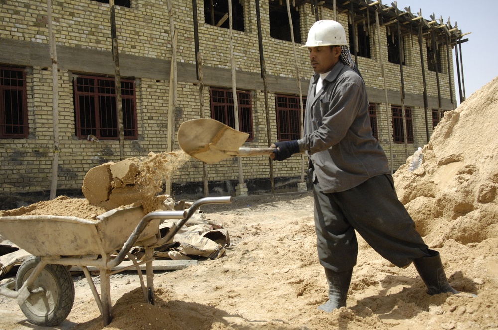 U.S. Army Corps of Engineers check on several projects in Musayib, Iraq