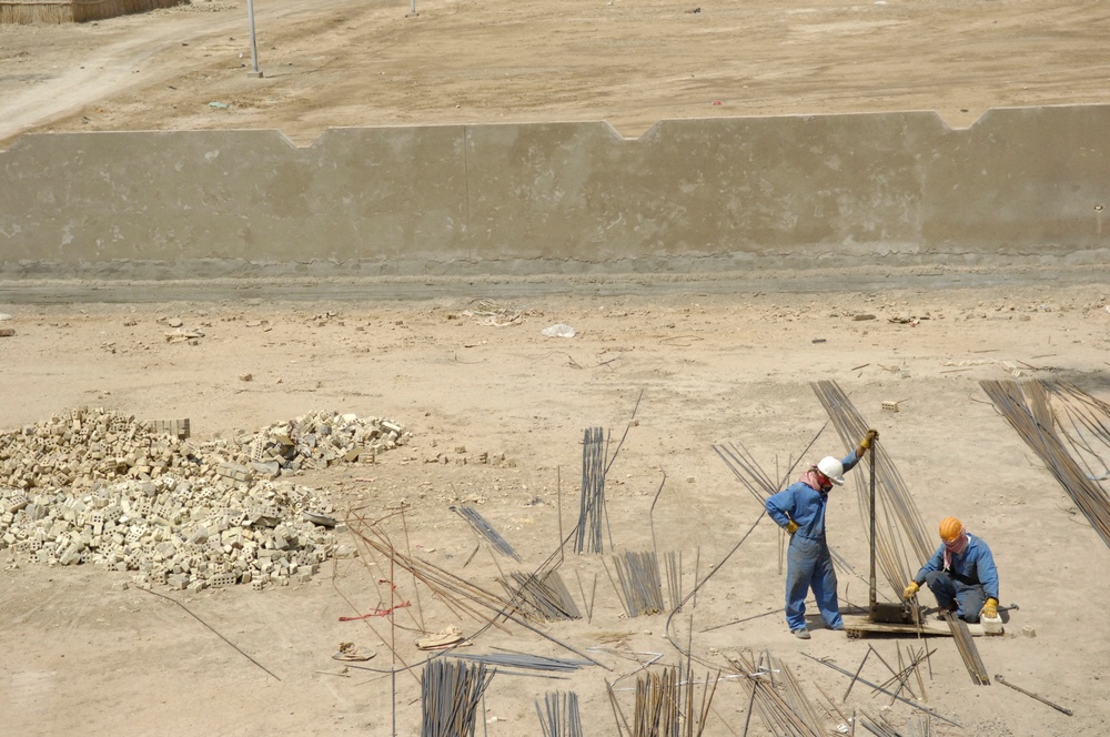 U.S. Army Corps of Engineers check on several projects in Musayib, Iraq