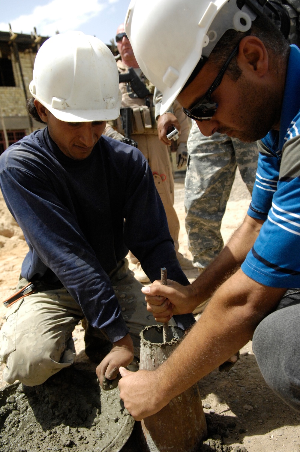 U.S. Army Corps of Engineers Check on Several Projects in Musayib, Iraq