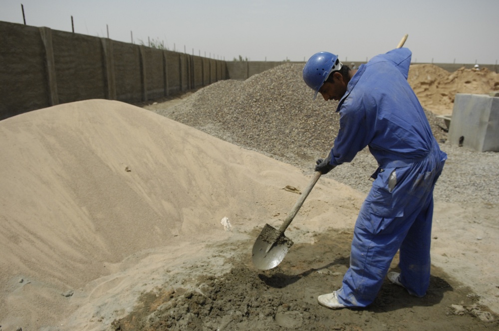 U.S. Army Corps of Engineers check on several projects in Musayib, Iraq