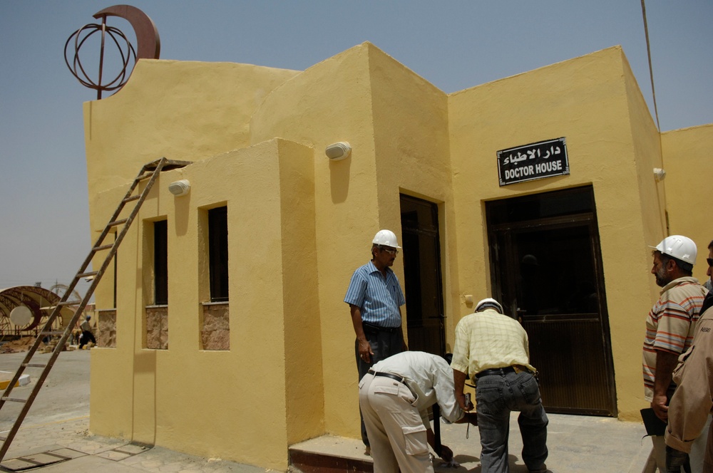 U.S. Army Corps of Engineers check on several projects in Musayib, Iraq