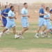 Soccer game in Baghdad, Iraq