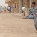 Soccer game in Baghdad, Iraq