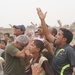 Soccer game in Baghdad, Iraq