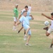 Soccer game in Baghdad, Iraq