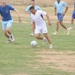 Soccer game in Baghdad, Iraq