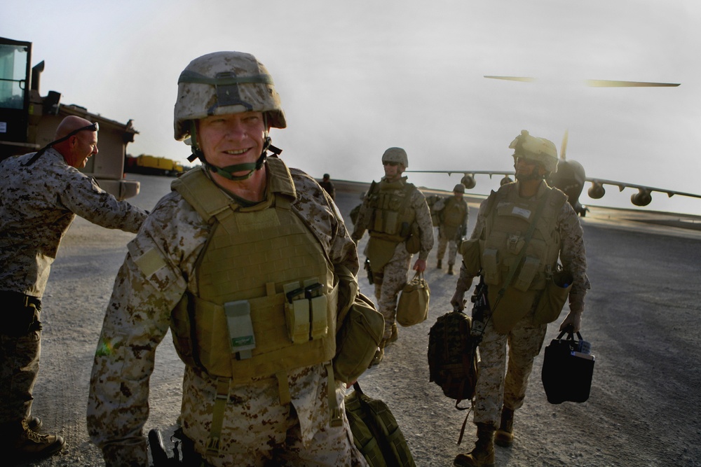 2nd Marine Expeditionary Brigade arrives in Afghanistan