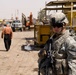 Cavalrymen, Iraqi police patrol Taza