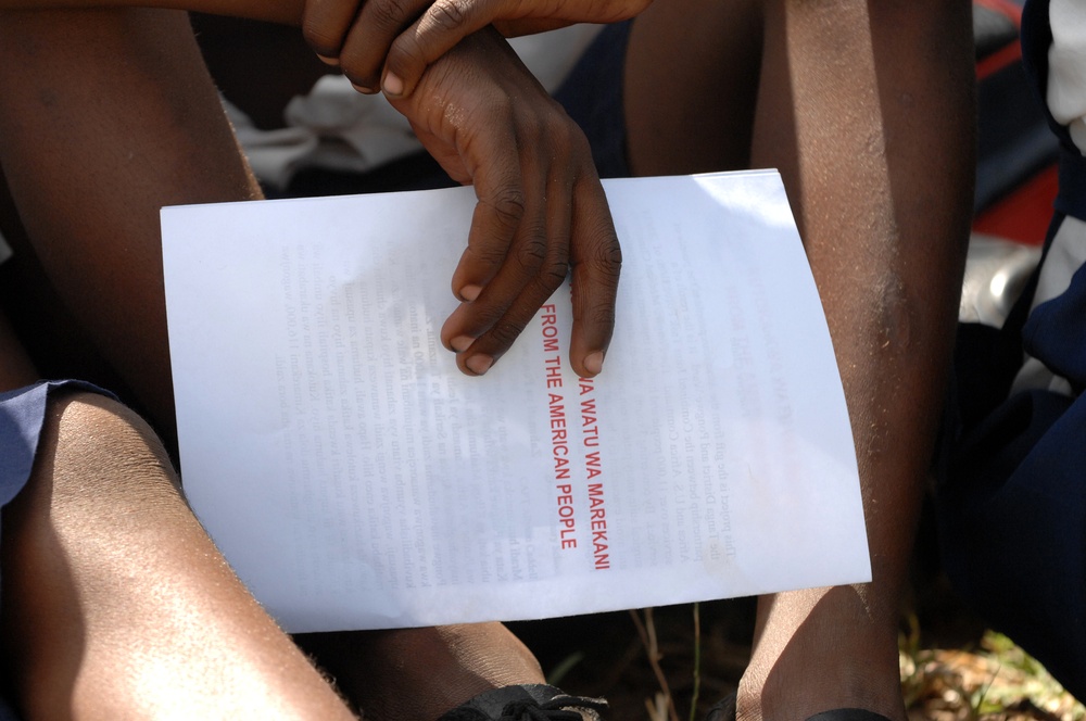 Pongwe Clinic Dedication