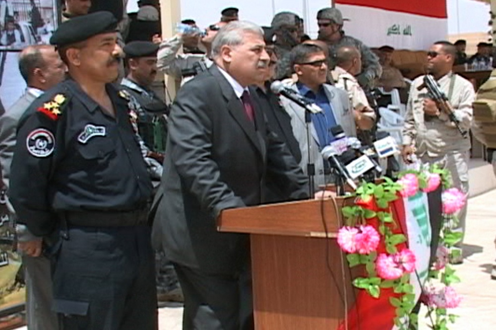 Ninewah Iraqi police fulfill Ministry of Interior's Iraqi police training requirement, setting the stage for Iraqi police primacy in region