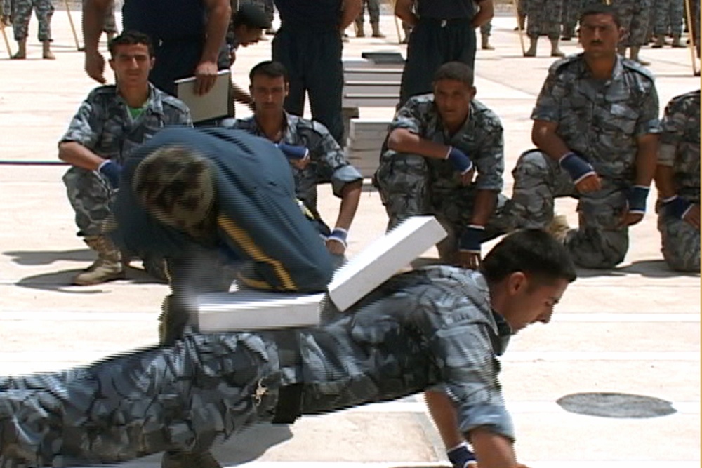 Ninewah Iraqi police fulfill Ministry of Interior's Iraqi police training requirement, setting the stage for Iraqi police primacy in region