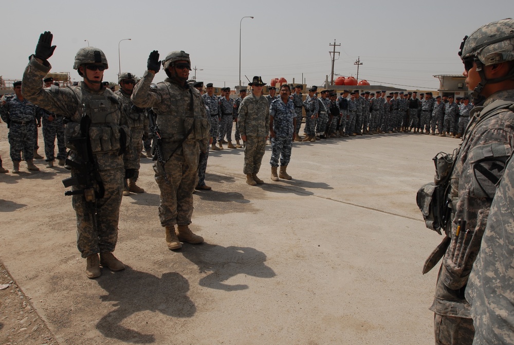 U.S. and Iraqi partners share recognition