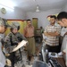 Soldiers visit city market