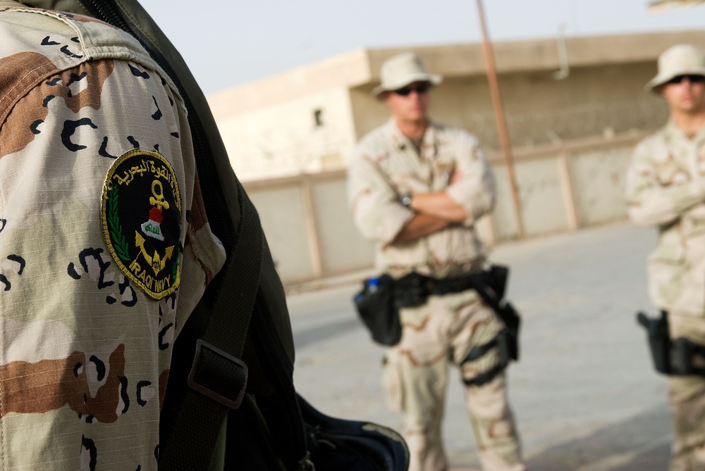 Patrol on the Khar Abd Allah river near Basra, Iraq