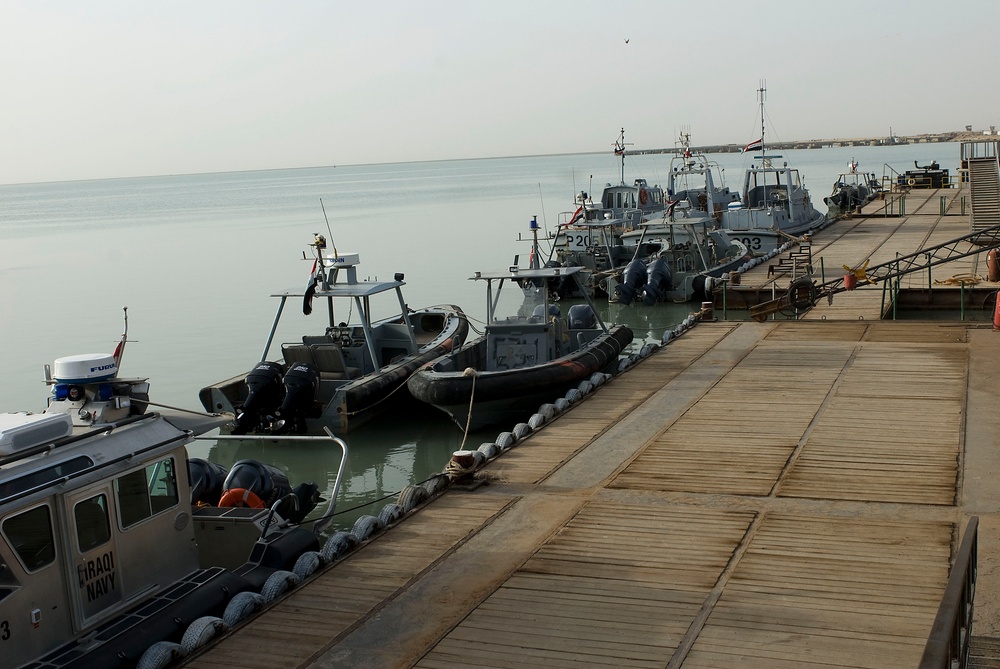 Patrol on the Khar Abd Allah river near Basra, Iraq