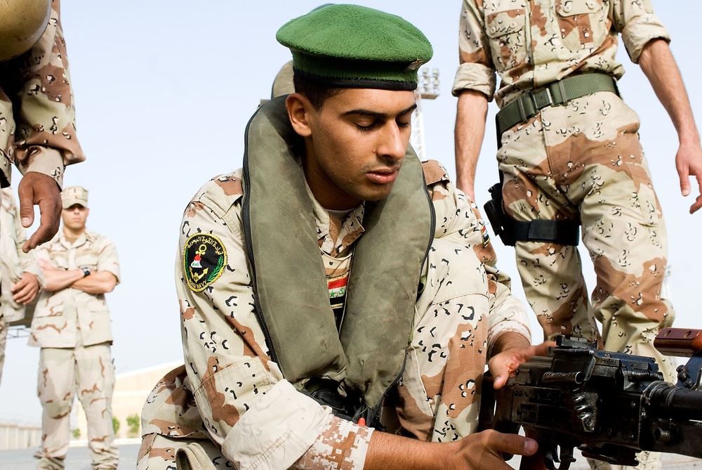 Patrol on the Khar Abd Allah river near Basra, Iraq