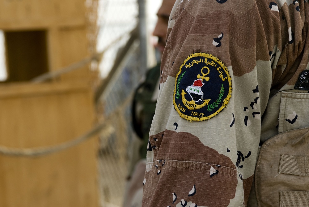 Patrol on the Khar Abd Allah river near Basra, Iraq