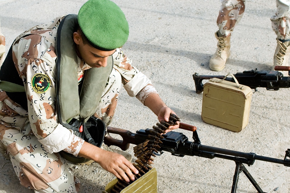 Patrol on the Khar Abd Allah river near Basra, Iraq