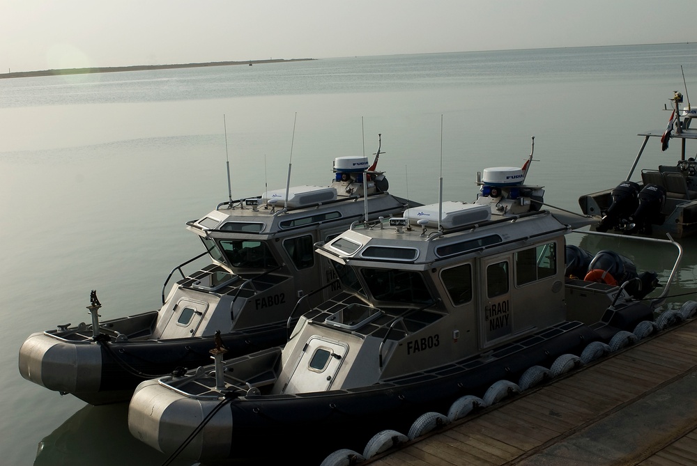 Patrol on the Khar Abd Allah river near Basra, Iraq