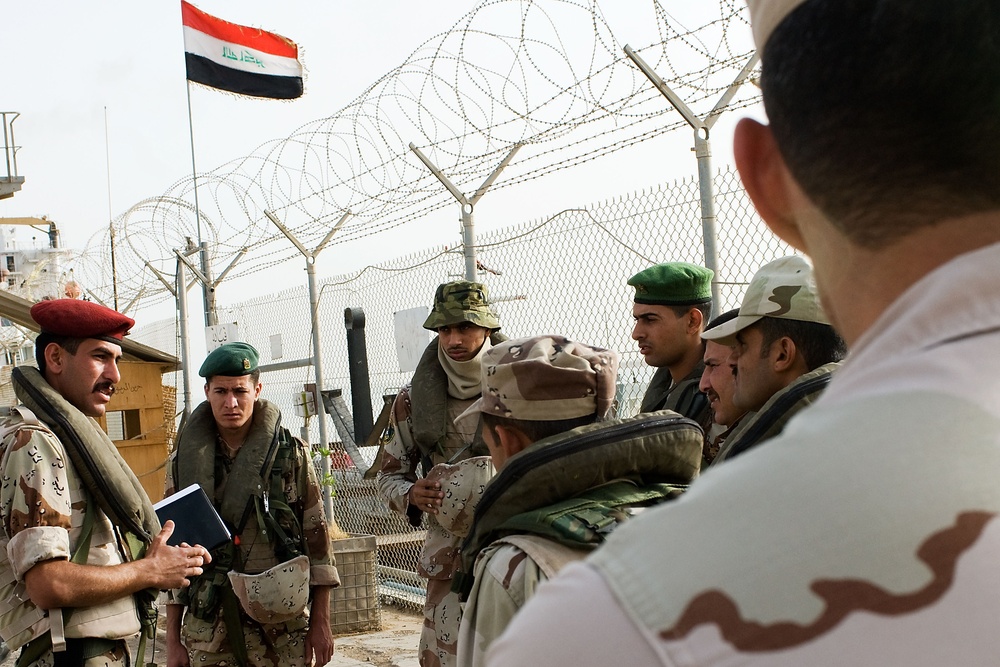 Patrol on the Khar Abd Allah river near Basra, Iraq