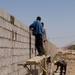 Wall construction in Kirkuk, Iraq