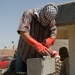 Wall construction in Kirkuk, Iraq