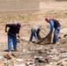 Wall construction in Kirkuk, Iraq