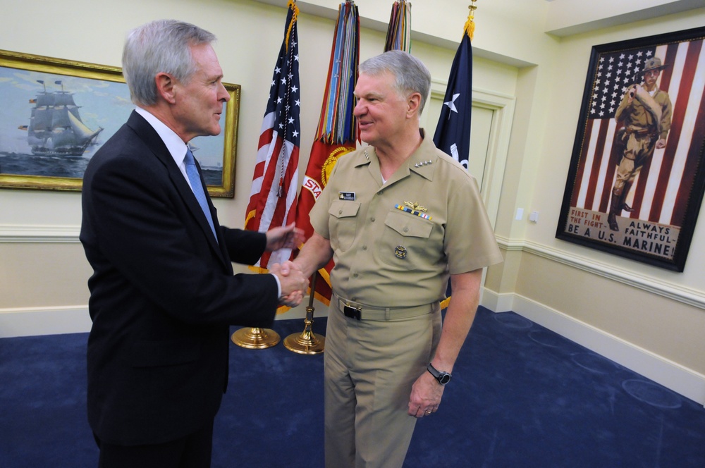 Secretary of the Navy Ray Mabus' Swearing in Ceremony