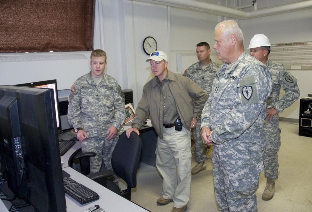 Indiana Governor Pays Visit to Muscatatuck Urban Training Center