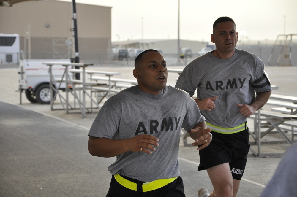 Camp Arifjan hosts 1st Sustainment Command (Theater) Soldier and Non-commissioned Officer of the Year competition