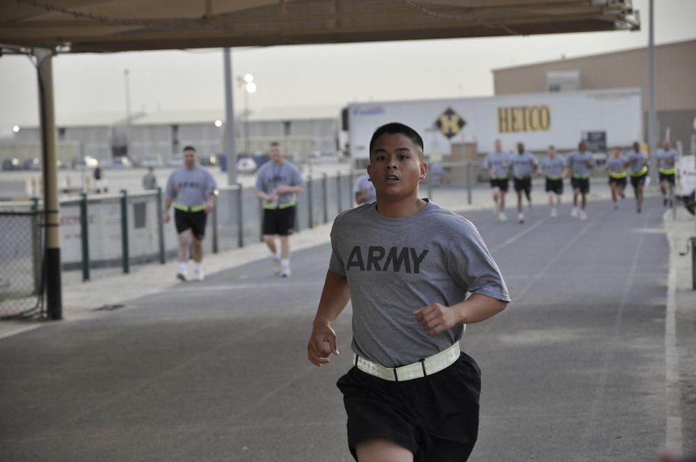 Camp Arifjan hosts 1st Sustainment Command (Theater) Soldier and Non-commissioned Officer of the Year competition