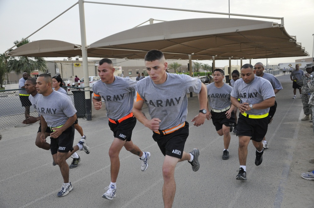 Camp Arifjan hosts 1st Sustainment Command (Theater) Soldier and Non-commissioned Officer of the Year competition