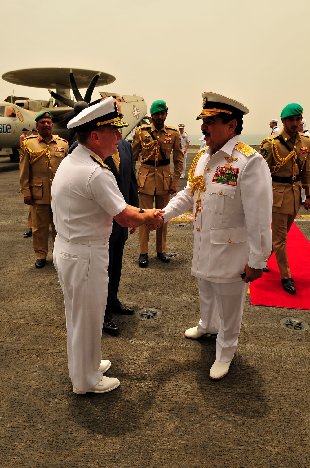 USS Dwight E. Eisenhower visits Kingdom of Bahrain