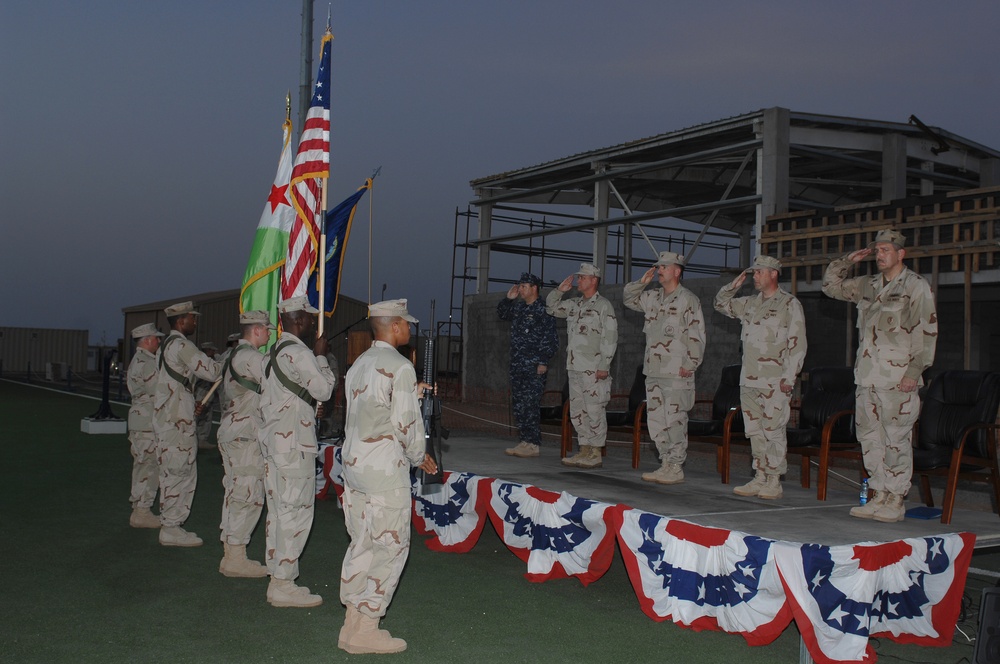 Camp Lemonier Change of Command