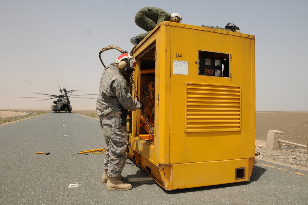 U.S. Navy, Army, and Coast Guard Answer Call to Bring Power to Coastal Island