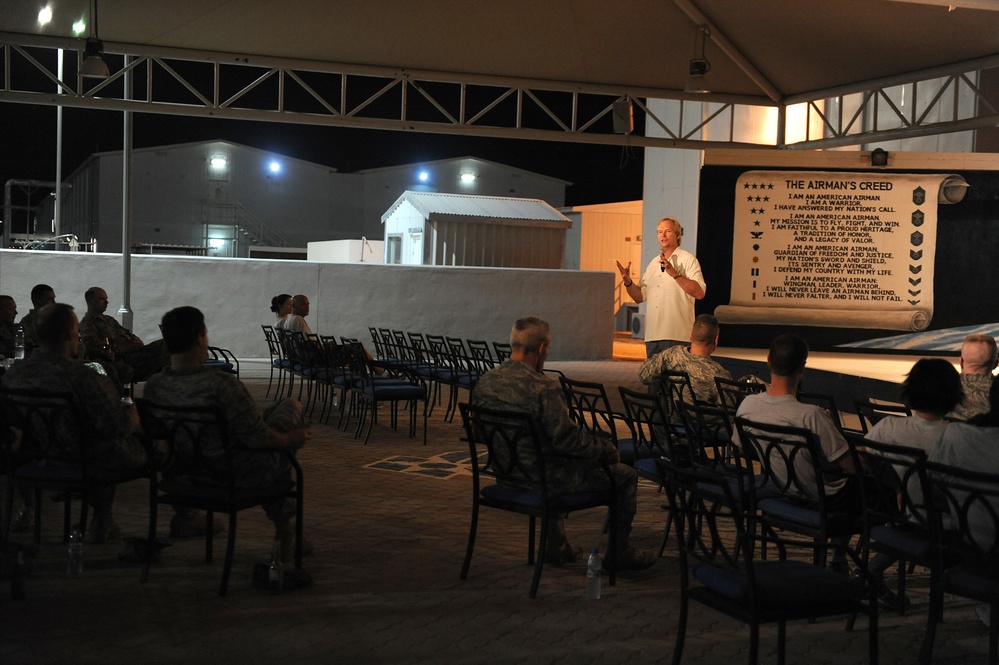 Motivator Speaks to 380th Airmen