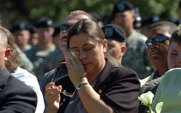 Soldiers, families, friends honor fallen comrades