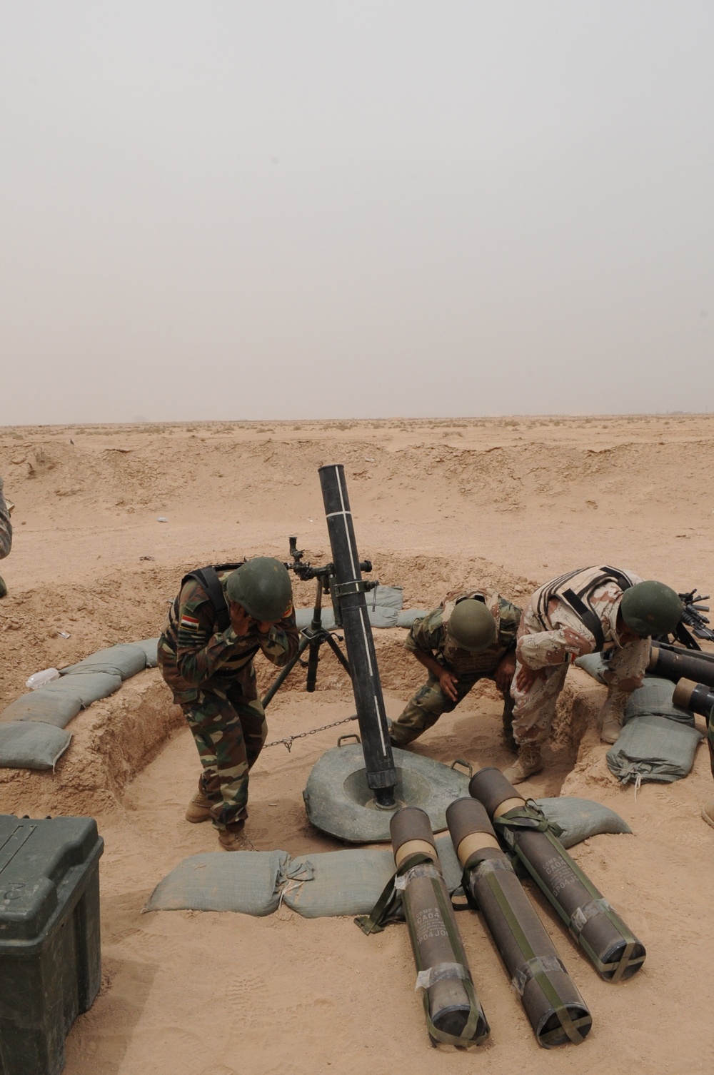 Mortar Training in Baghdad, Iraq